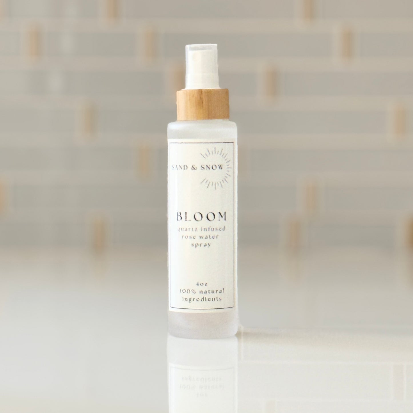 BLOOM | 4oz | Quartz Infused Rose Water Face + Body Mist