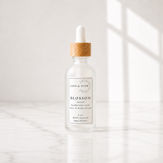 Blossom | 2oz | Organic Neroli Hyaluronic Acid Face and Body Serum