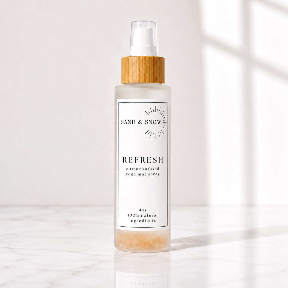 REFRESH | 4oz |Citrine Infused Grapefruit + Peppermint + Lavender + Tea Tree Yoga Mat + Aura Mist