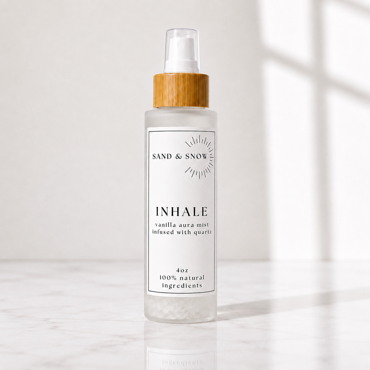 INHALE | 4oz | Clear Quartz Infused Vanilla Room + Aura Mist