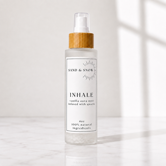 INHALE | 4oz | Clear Quartz Infused Vanilla Room + Aura Mist