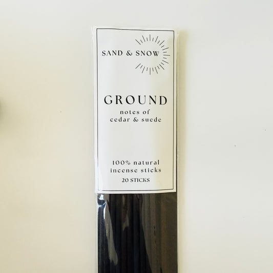GROUND | 20 sticks | notes of cedar & suede