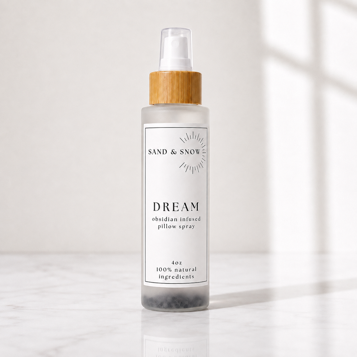 DREAM | 4oz | Obsidian Infused Lavender + Vanilla Dream Pillow + Linen Mist