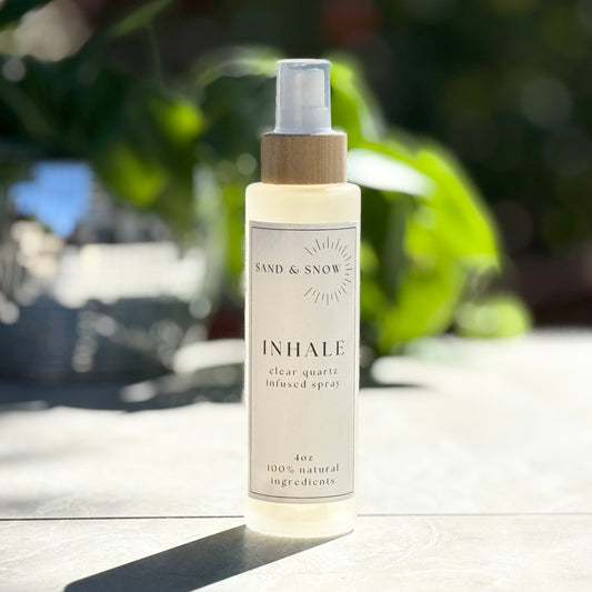 INHALE | 4oz | Clear Quartz Infused Vanilla Room + Aura Mist
