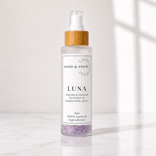 LUNA | 4oz | Amethyst Infused Lavender + Magnesium Spray