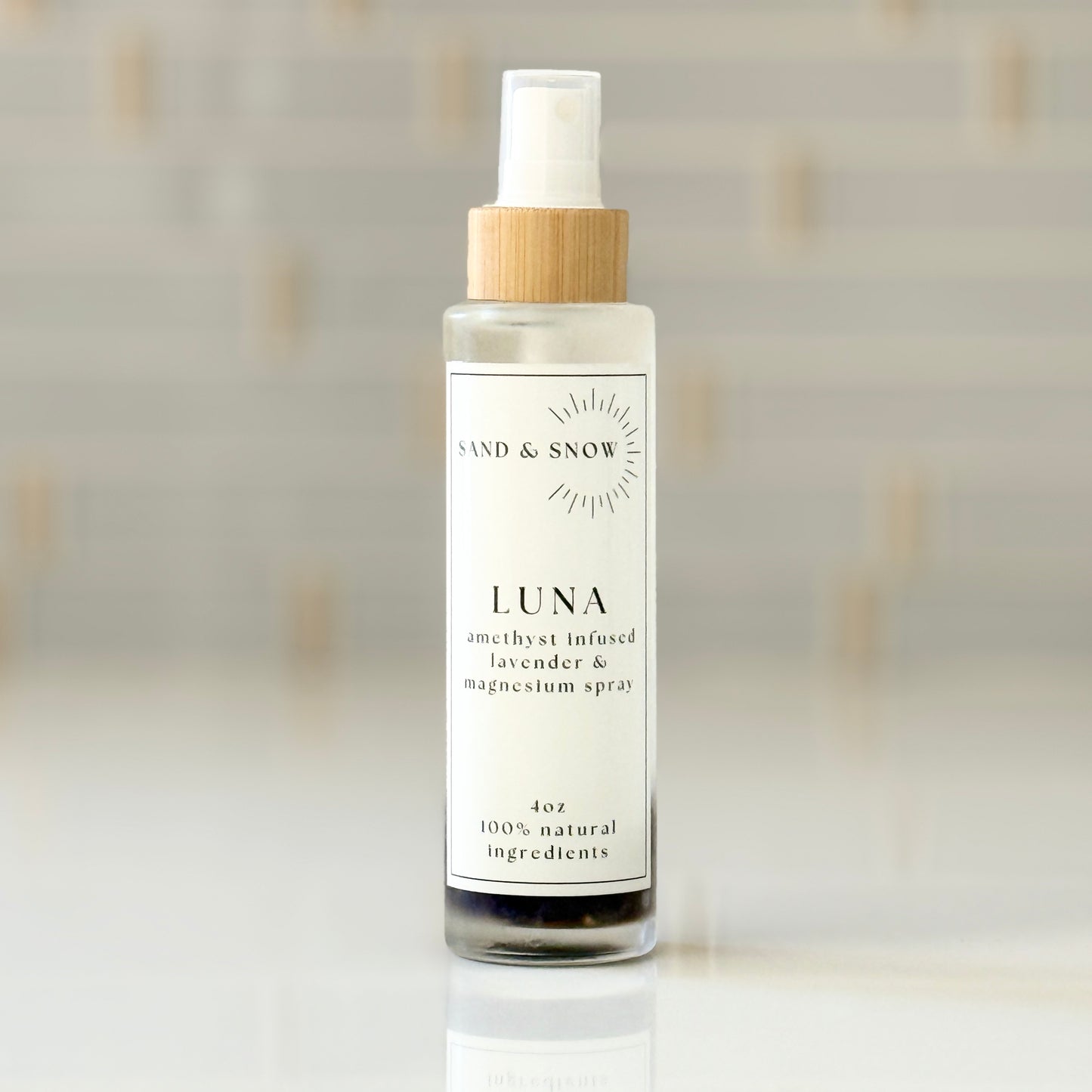 LUNA | 4oz | Amethyst Infused Lavender + Magnesium Spray