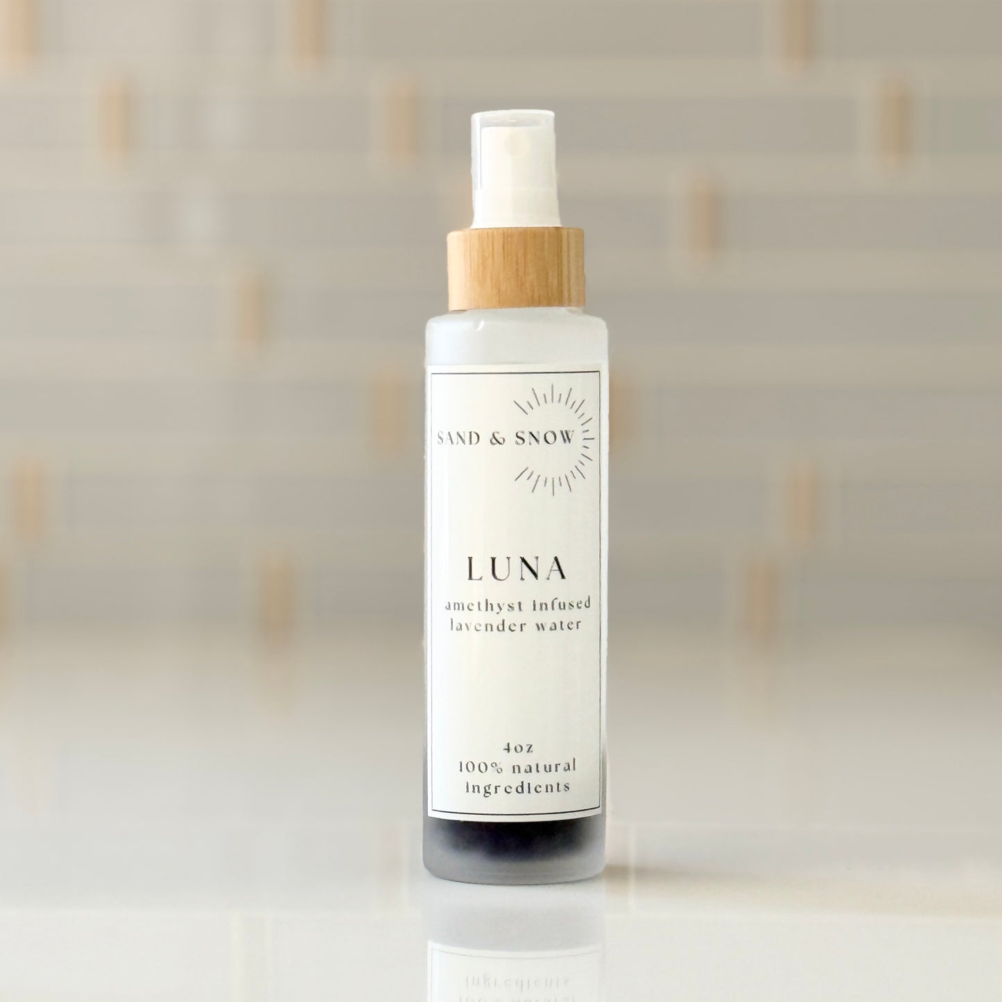 LUNA | 4oz | Amethyst Infused Lavender Water Face + Body Mist