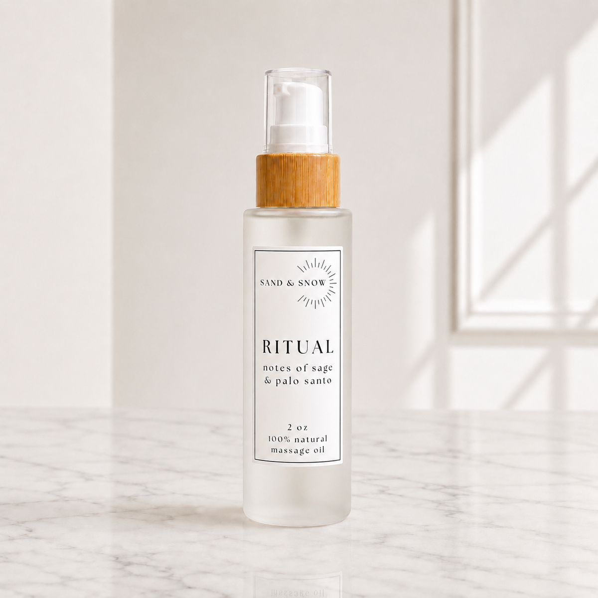 Ritual | 2oz | Palo Santo & Sage Massage Oil